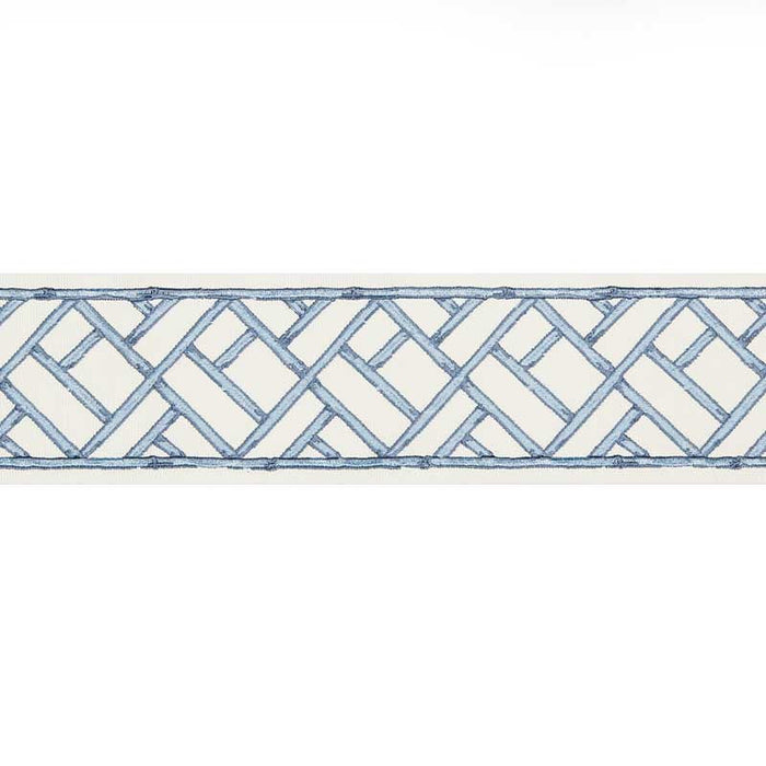 Brunschwig & Fils Torana Tape French Blue Trim Sample T8019103.15.0