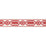 Brunschwig & Fils Ganden Tape Red Trim Sample T8019105.19.0