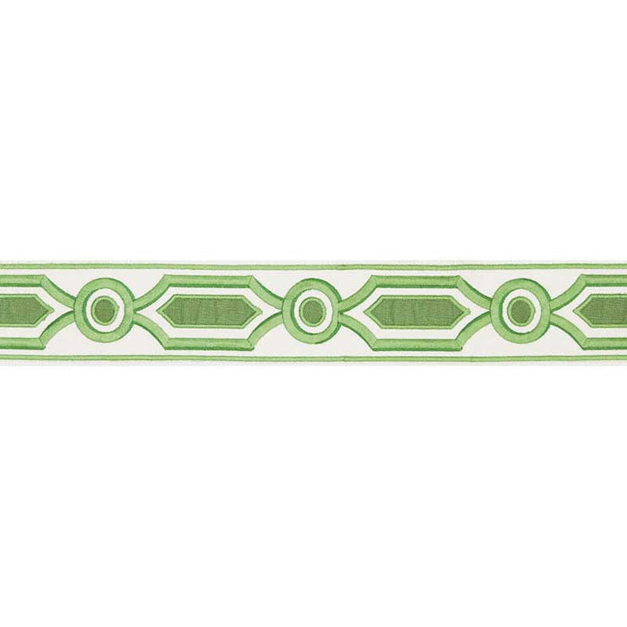 Brunschwig & Fils Ganden Tape Green Trim Sample T8019105.3.0