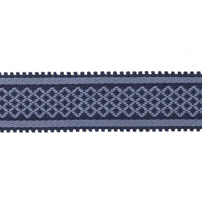 Brunschwig & Fils Bastille Braid Navy Trim Sample T8020102.50.0