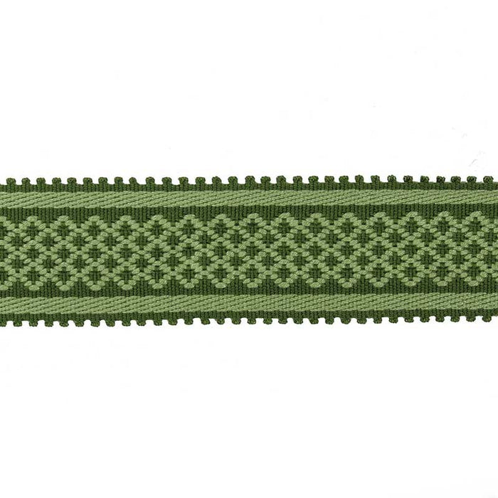 Brunschwig & Fils Bastille Braid Emerald Trim Sample T8020102.53.0