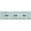 Brunschwig & Fils Avril Tape Aqua Trim Sample T8022100.13.0