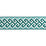 Brunschwig & Fils Audette Tape Aqua Trim Sample T8022101.13.0