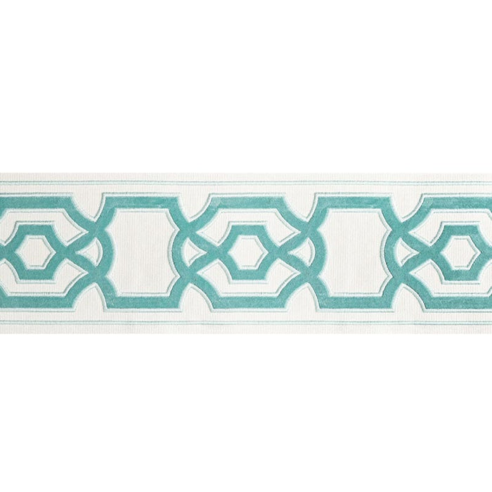 Brunschwig & Fils Cerise Tape Aqua Trim T8022102.13.0