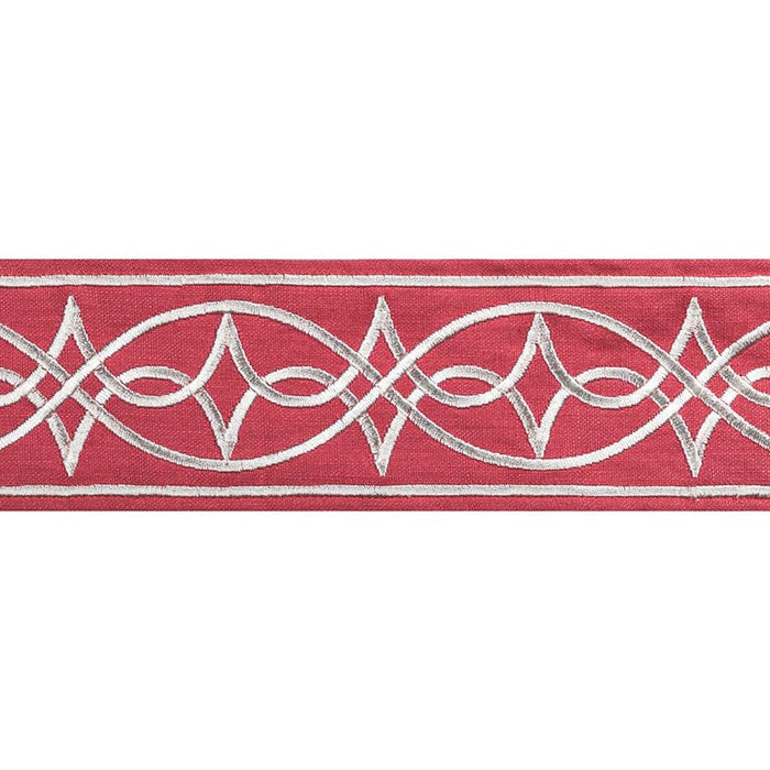 Brunschwig & Fils Anaelle Tape Red Trim Sample T8022104.19.0