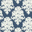 Seabrook Designs Montserrat Prussian Blue And White Wallpaper Sample TA20102