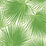 Seabrook Designs Aruba Fern Green And White Wallpaper TA20204