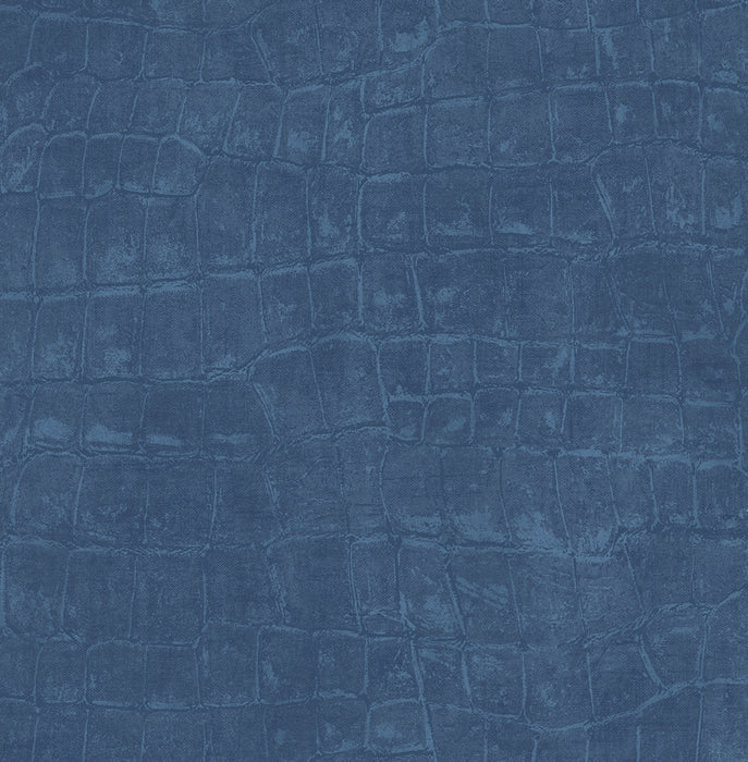 Seabrook Designs Curacao Navy Blue Wallpaper Sample TA20502