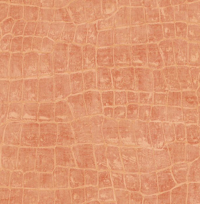 Seabrook Designs Curacao Rust Orange Wallpaper Sample TA20516