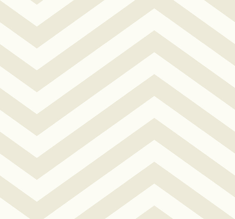 Seabrook Designs Jamaica Chevron Tan And White Wallpaper TA20605