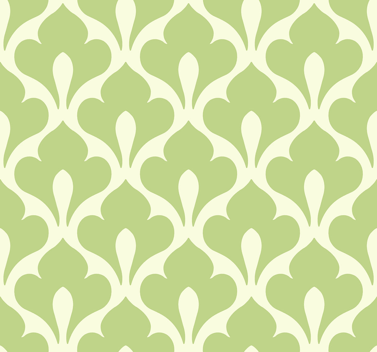 Seabrook Designs Grenada Lime Green And White Wallpaper TA20804