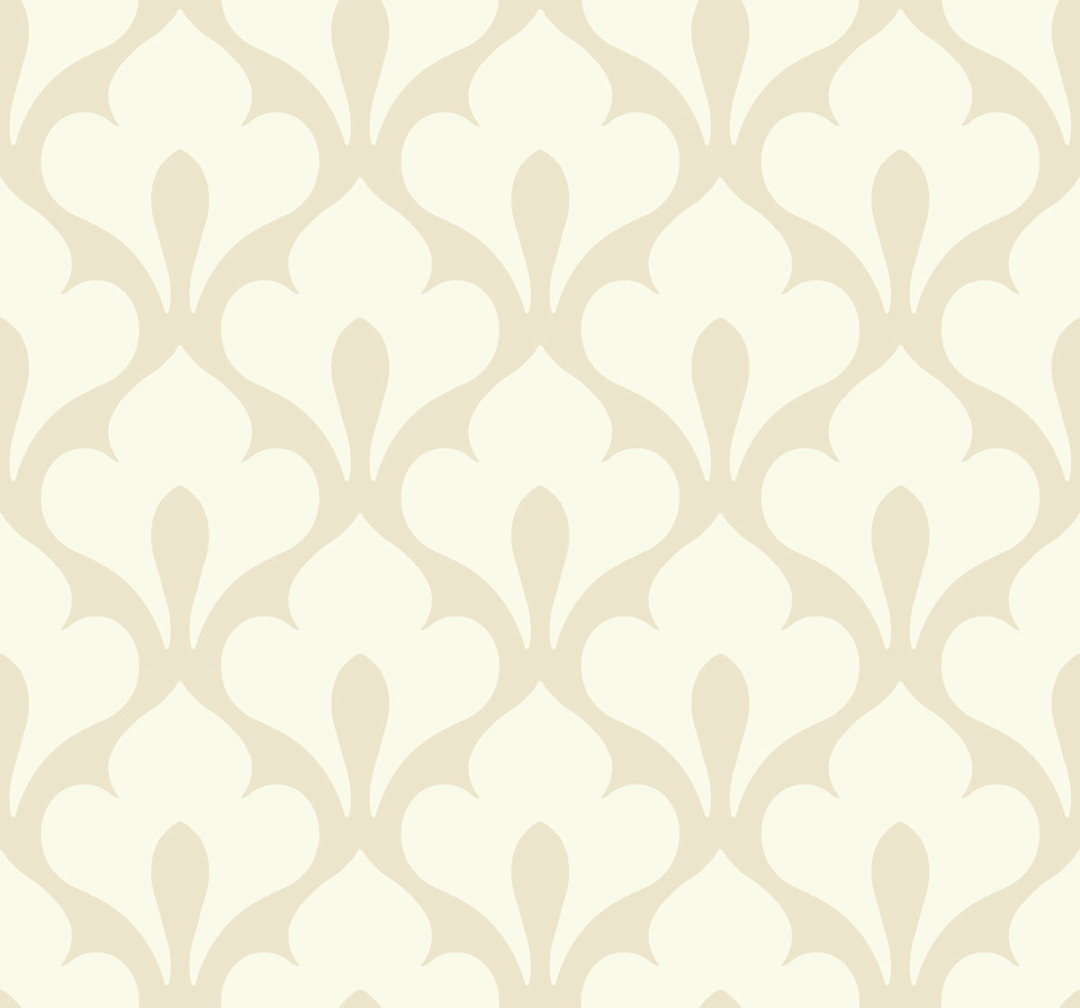 Seabrook Designs Grenada Cream And Off-white Wallpaper TA20805