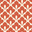 Seabrook Designs Grenada Portland Orange And Off-white Wallpaper TA20806