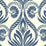 Seabrook Designs Bonaire Navy Blue And White Wallpaper Sample TA21002