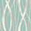 Seabrook Designs Barbados Turquoise, Metallic Silver, And White Wallpaper Sample TA21104