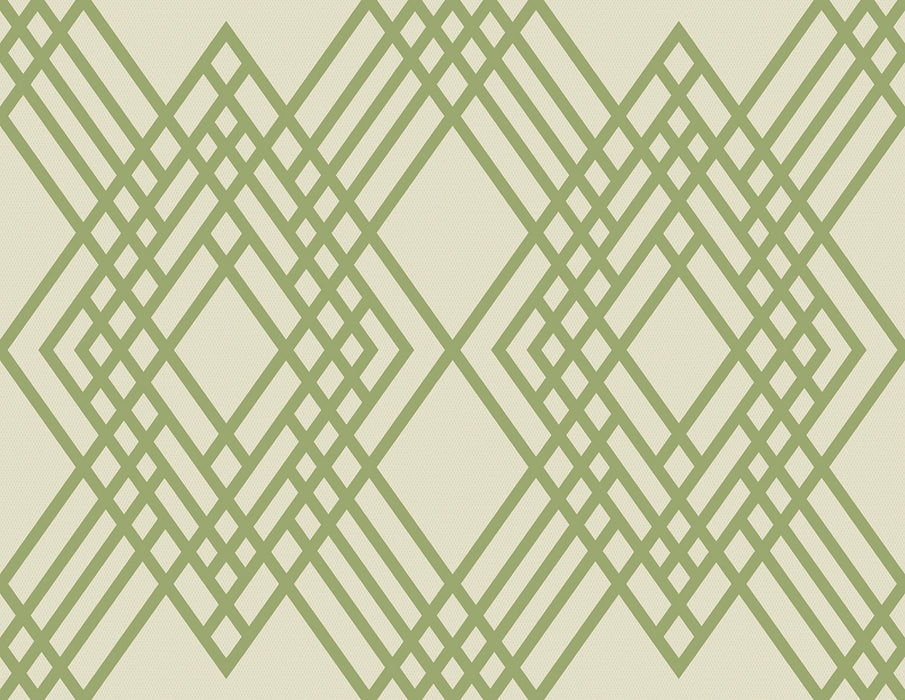 Seabrook Designs Cayman Olive Green And Off-white Wallpaper Sample TA21304