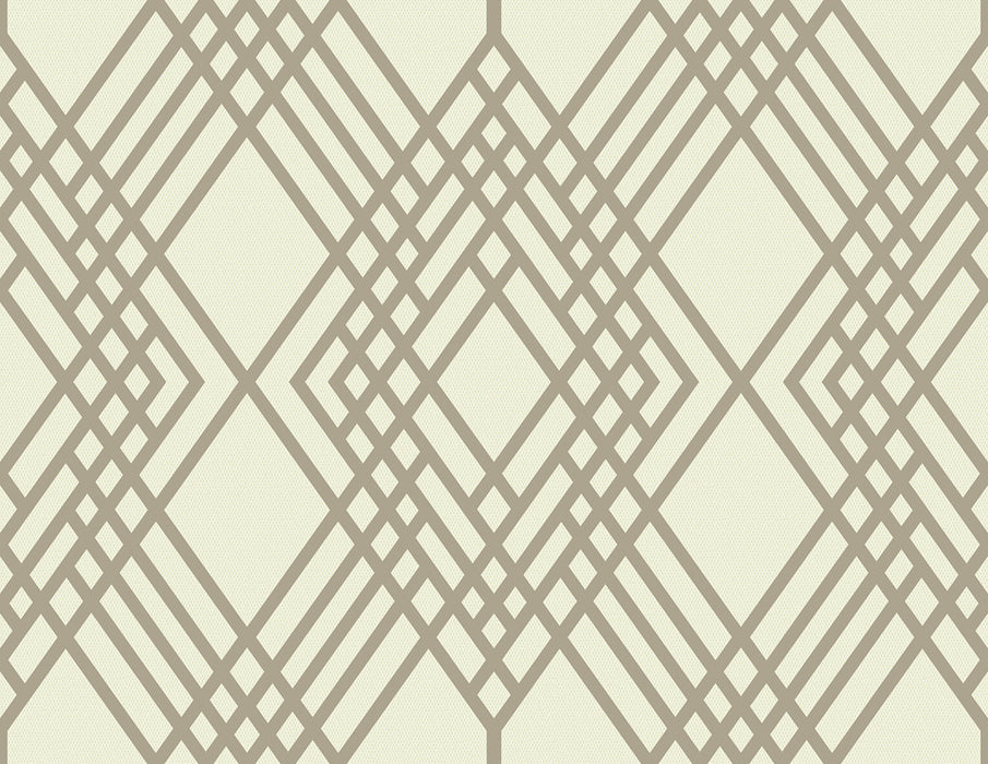 Seabrook Designs Cayman Beige And Off-white Wallpaper TA21306