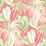 Seabrook Designs Dominica Salmon, Green, And White Wallpaper Sample TA21601