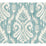 York Hawthorne Ikat Aqua Wallpaper TC2645