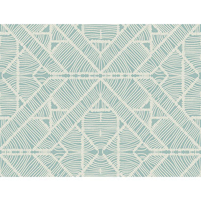 York Diamond Macrame Aqua Wallpaper TC2705