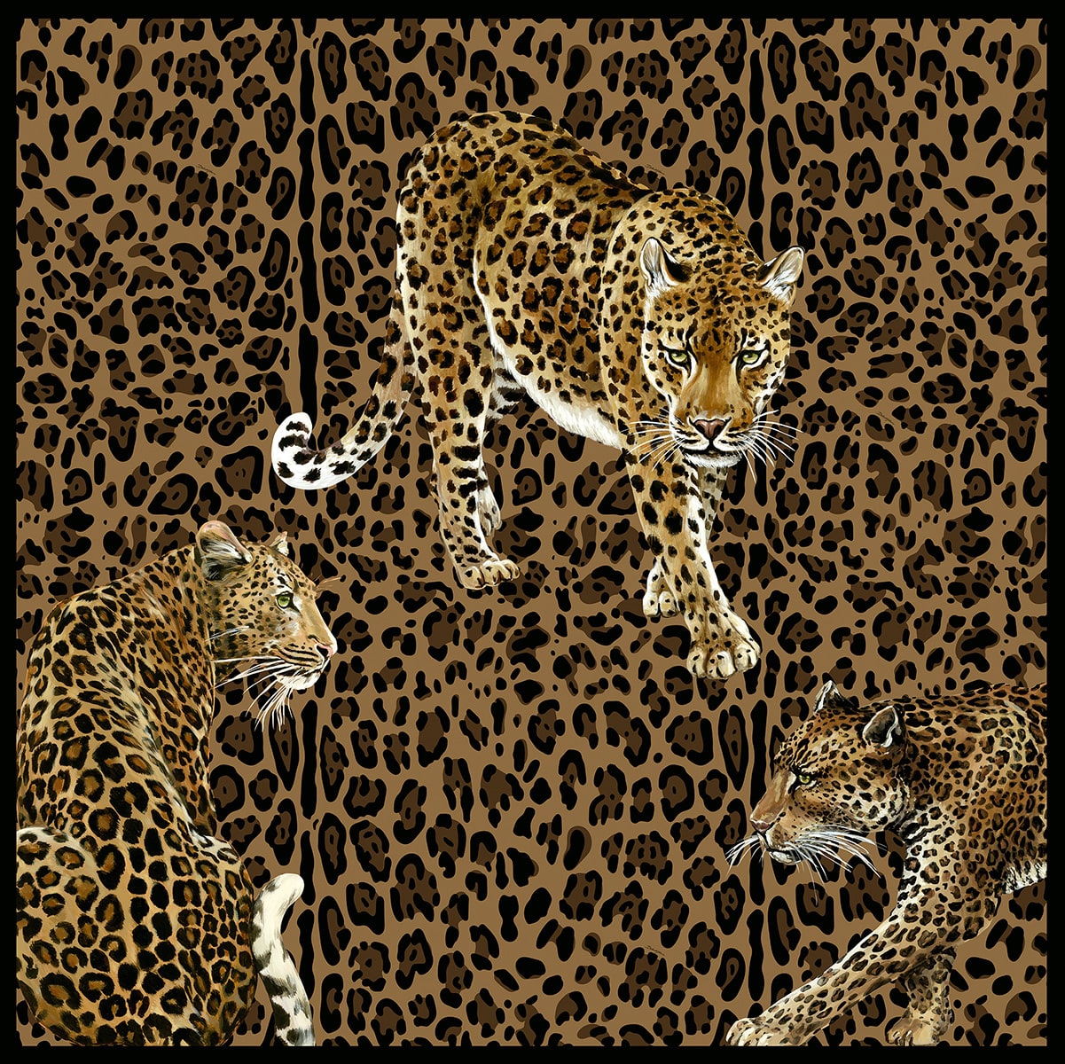 Seabrook Designs Leopardo Mural Elena Wallpaper TCW001TCAI5UL033