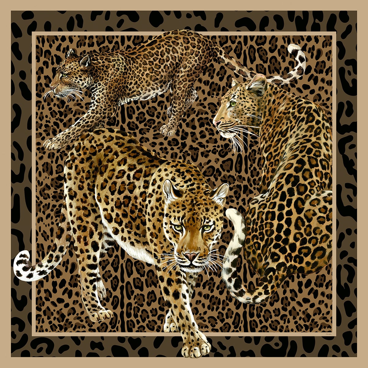 Seabrook Designs Leopardo Incognito Mural Jemma Wallpaper TCW009TCAI5UL040