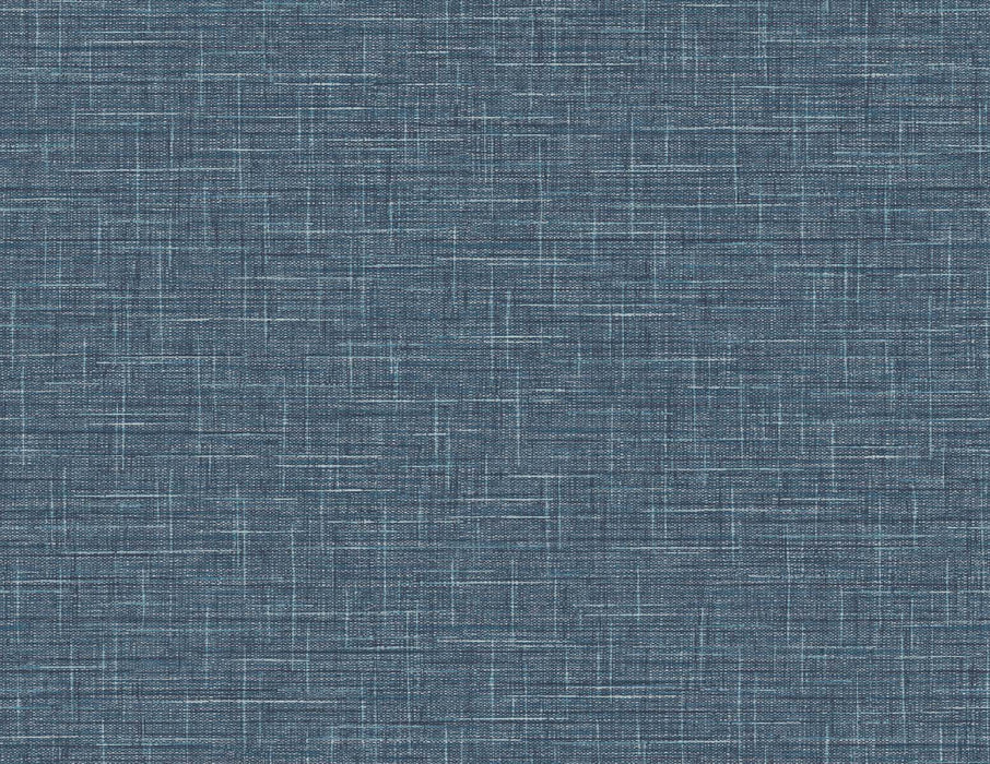 Seabrook Designs Grasmere Weave Faded Cobalt Wallpaper Sample TG60136