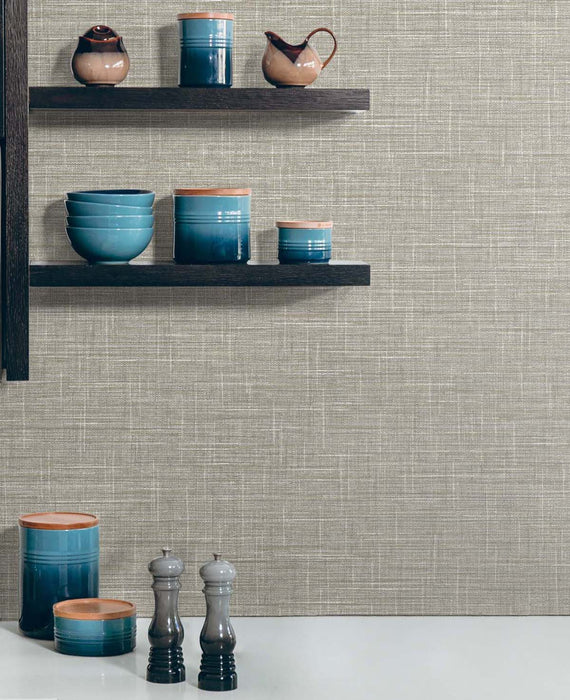 Seabrook Designs Grasmere Weave Cinnamon Wallpaper TG60142