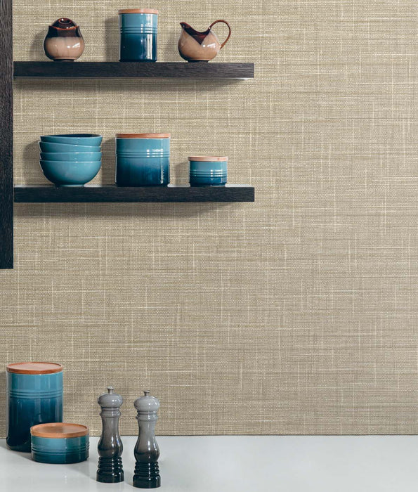 Seabrook Designs Grasmere Weave Honeycomb Wallpaper Sample TG60146