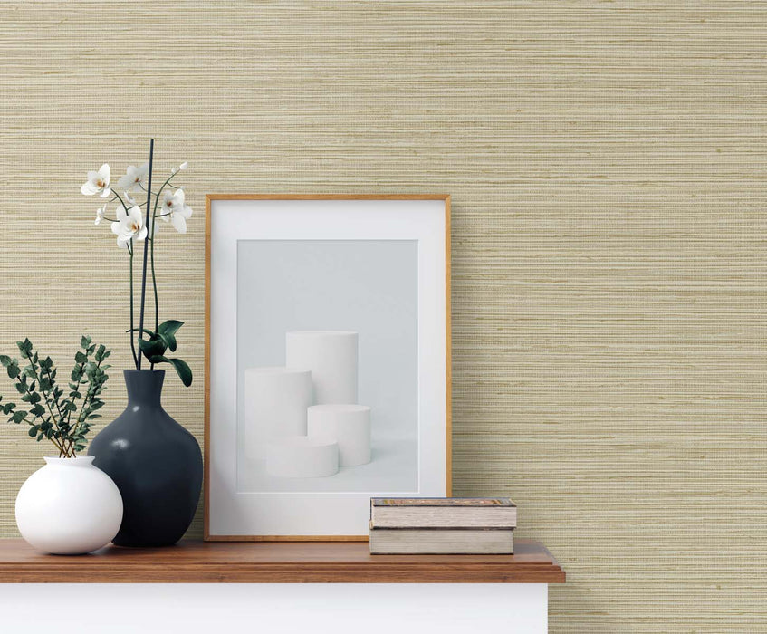 Seabrook Designs Edmond Faux Sisal Barley Wallpaper Sample TG60338