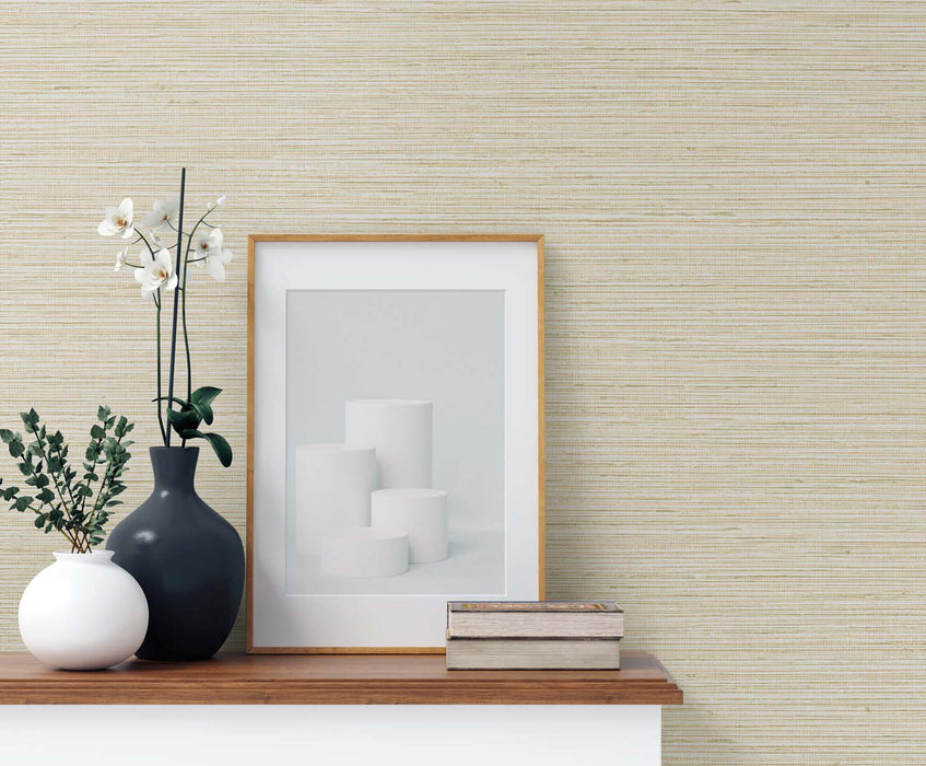 Seabrook Designs Edmond Faux Sisal Rice Wallpaper TG60349