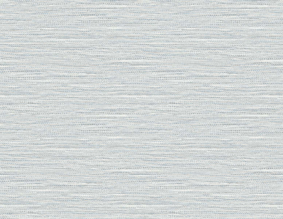 Seabrook Designs Braided Faux Jute Cornflower Blue Wallpaper Sample TG60404