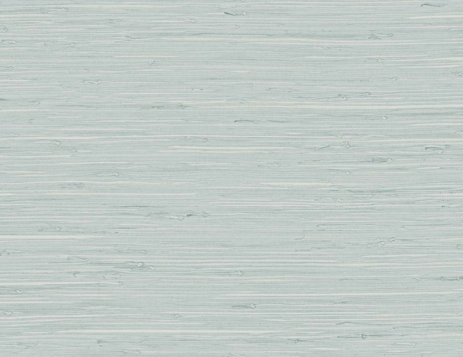 Seabrook Designs Marion Faux Arrowroot Pale Sky Wallpaper TG60519