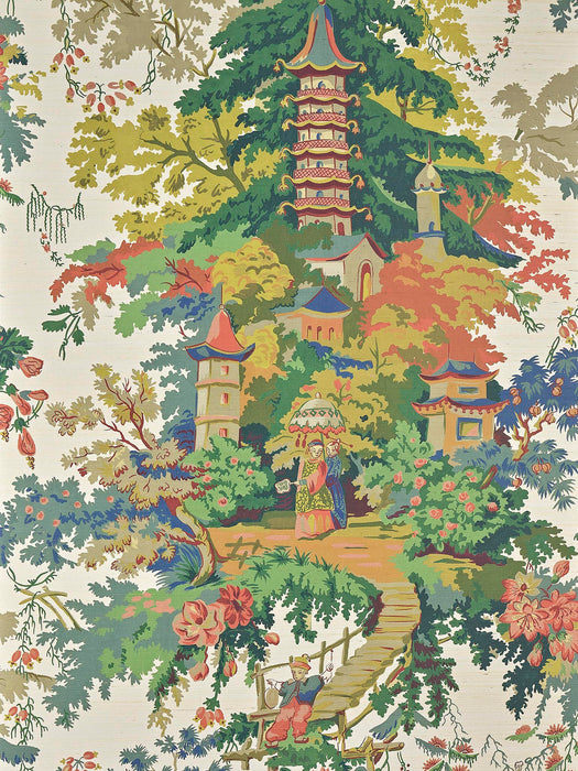 Pierre Frey Jardins Japonais Jour Wallpaper Sample FP965001