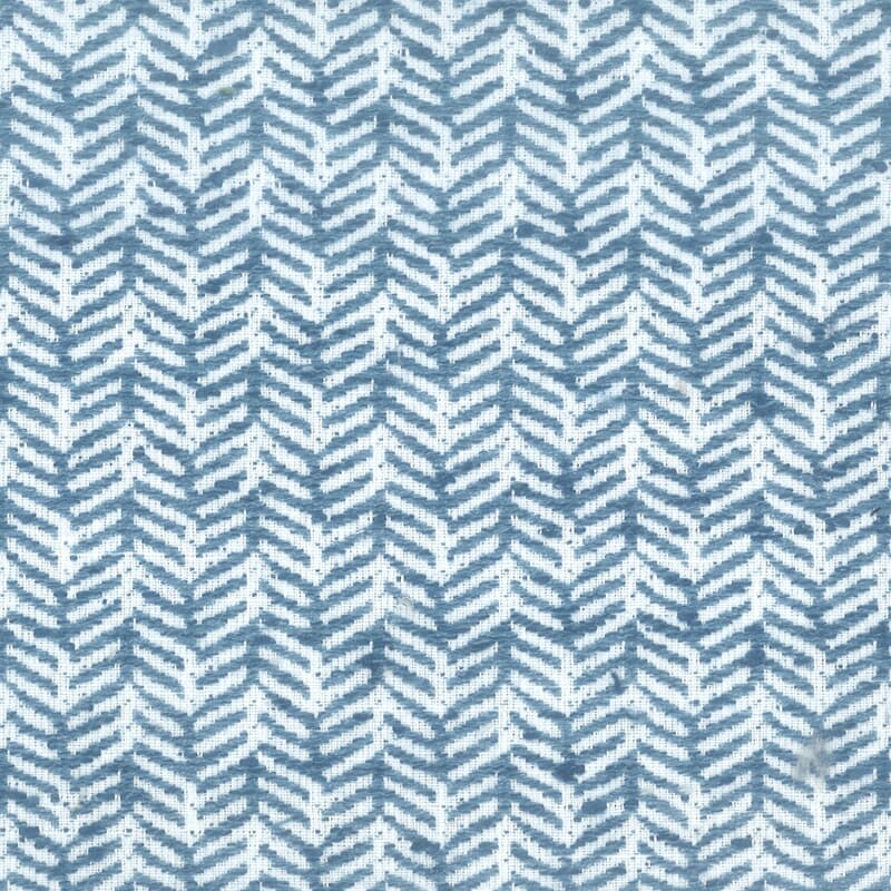 Stout Tipsey 1 Blue/White Fabric Sample TIPS-1