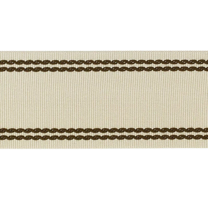 Lee Jofa Braid W/Tramlines Flax & Bronz Trim TL10189.166.0