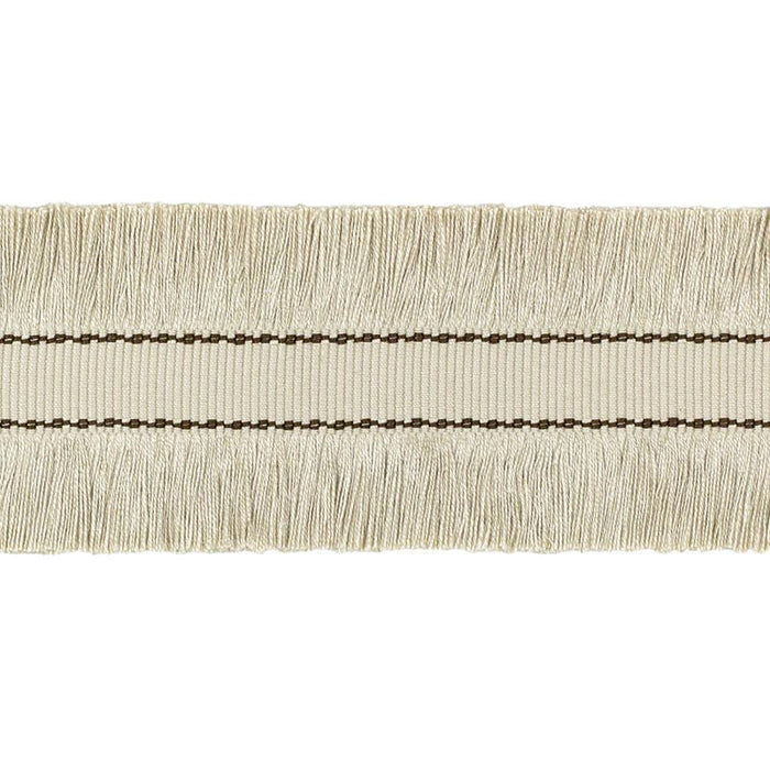 Lee Jofa Cut Ruche Fringe Flax & Bronze Trim TL10190.166.0