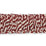 Baker Lifestyle Rope Loop Fringe Red Trim Sample TLB85000.4.0