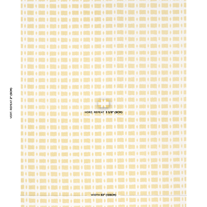Schumacher Townline Road Mimosa Fabric Sample TOWN008