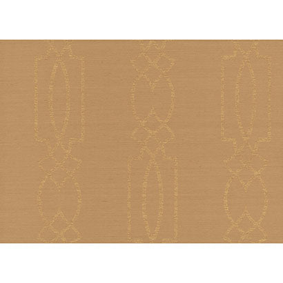 York Cathedral Trellis Brown Wallpaper TR4267