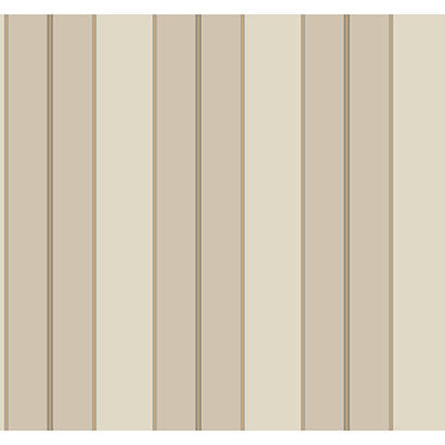 York Mercantile Stripe Beige Wallpaper TR4273