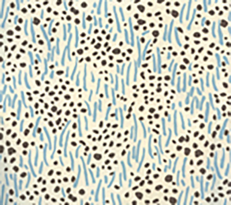 China Seas Trilby New Blue Brown Wallpaper Sample 3030-04WP