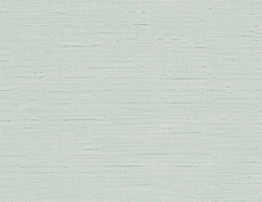 Seabrook Designs Seahaven Rushcloth Seaglass Wallpaper Sample TS80704