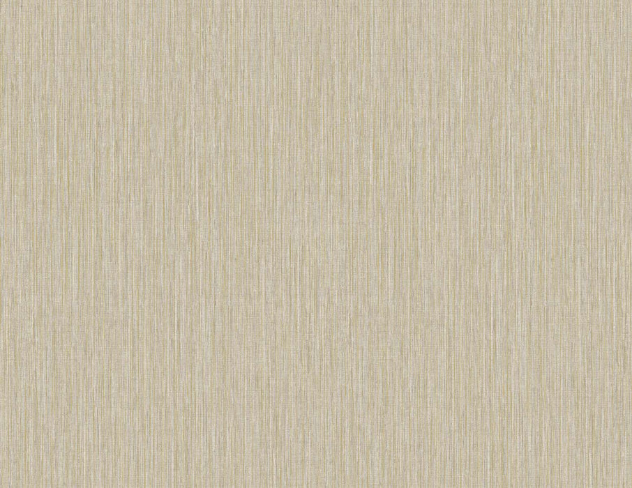 Seabrook Designs Vertical Stria Sandstone & Metallic Gold Wallpaper TS80906