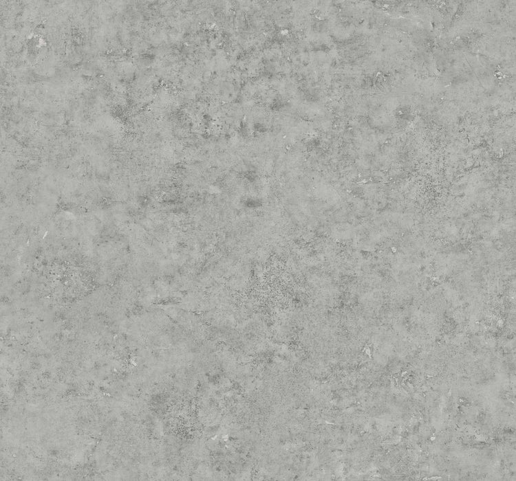 Seabrook Designs Cement Faux Stoneware & Metallic Silver Wallpaper Sample TS81200