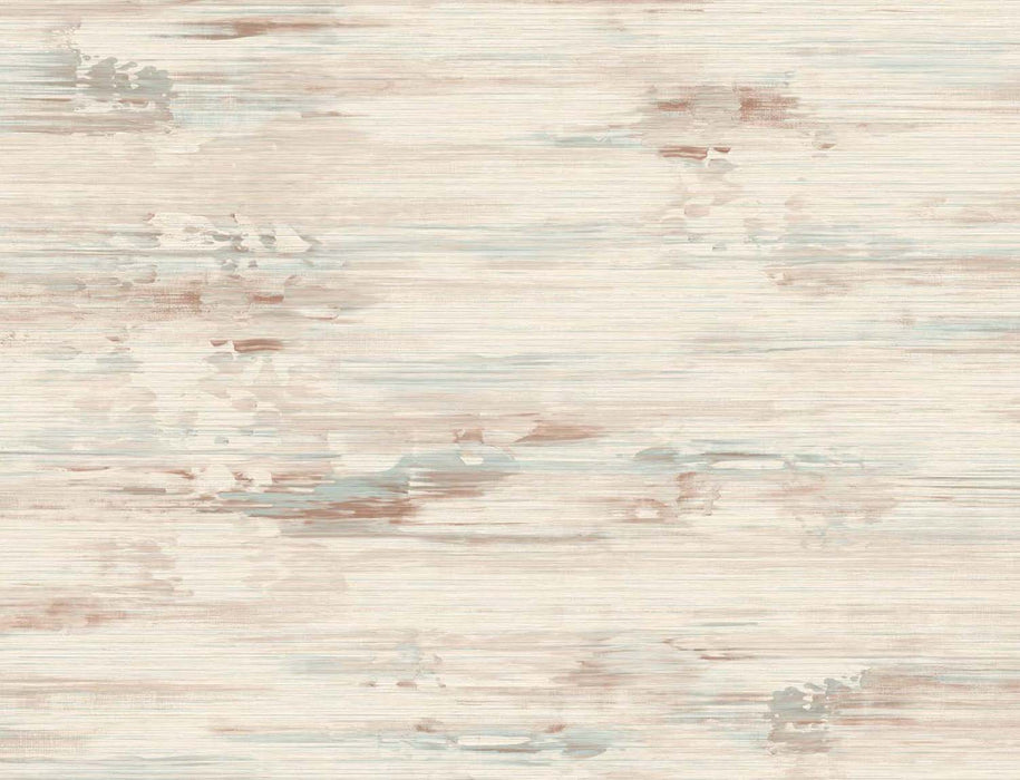 Seabrook Designs Silk Mistral Rust & Seaside Wallpaper Sample TS81706