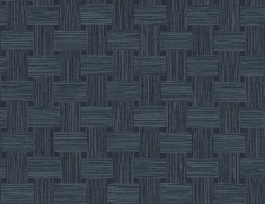 Seabrook Designs Basketweave Alpha Wallpaper Sample TS81802