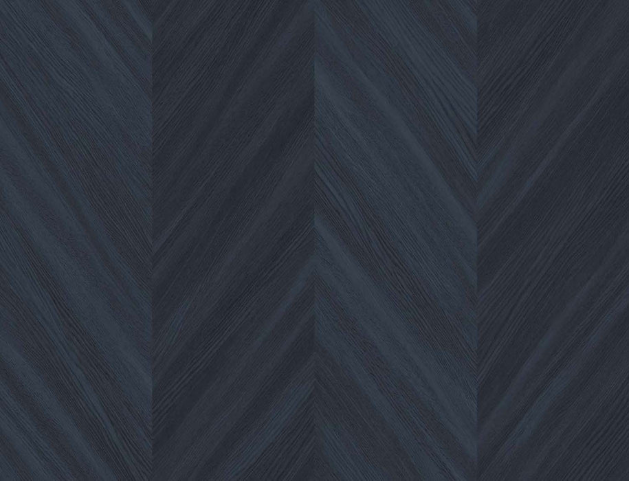 Seabrook Designs Chevron Wood Baikal Wallpaper Sample TS82102