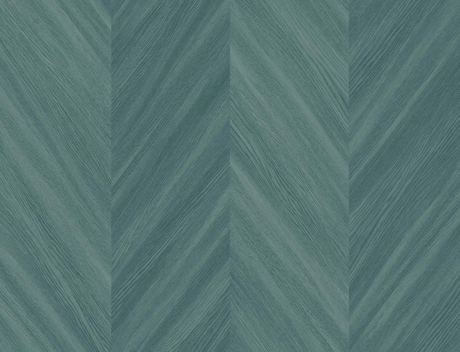 Seabrook Designs Chevron Wood Wintergreen Wallpaper TS82104