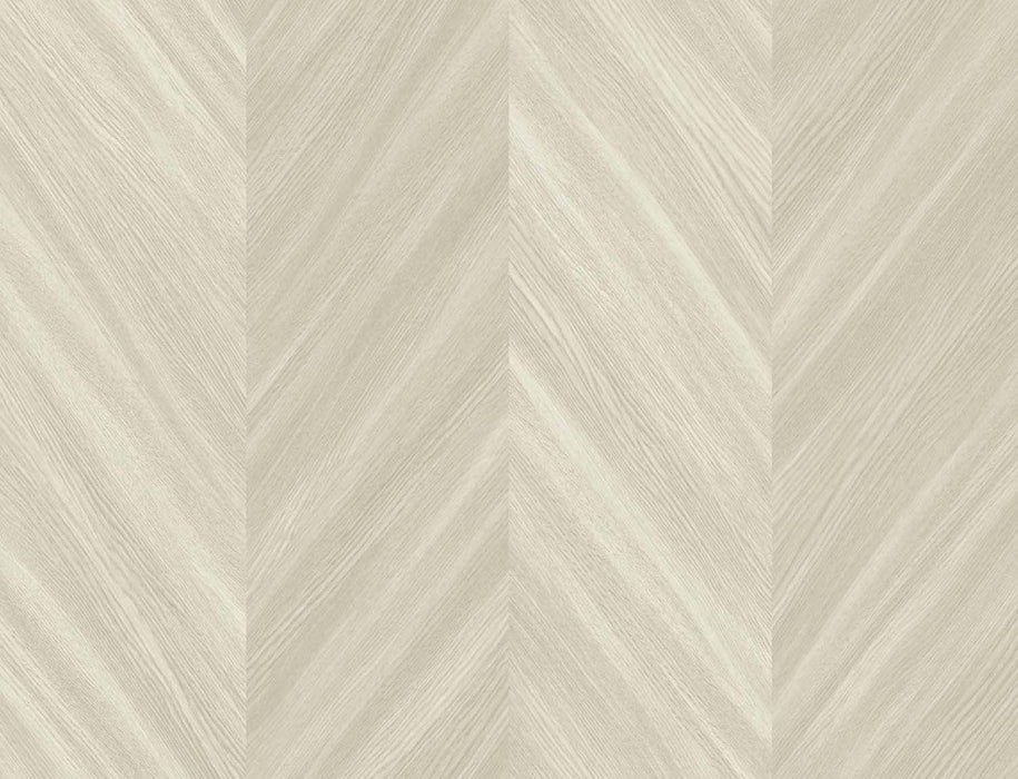 Seabrook Designs Chevron Wood Bister Wallpaper Sample TS82106